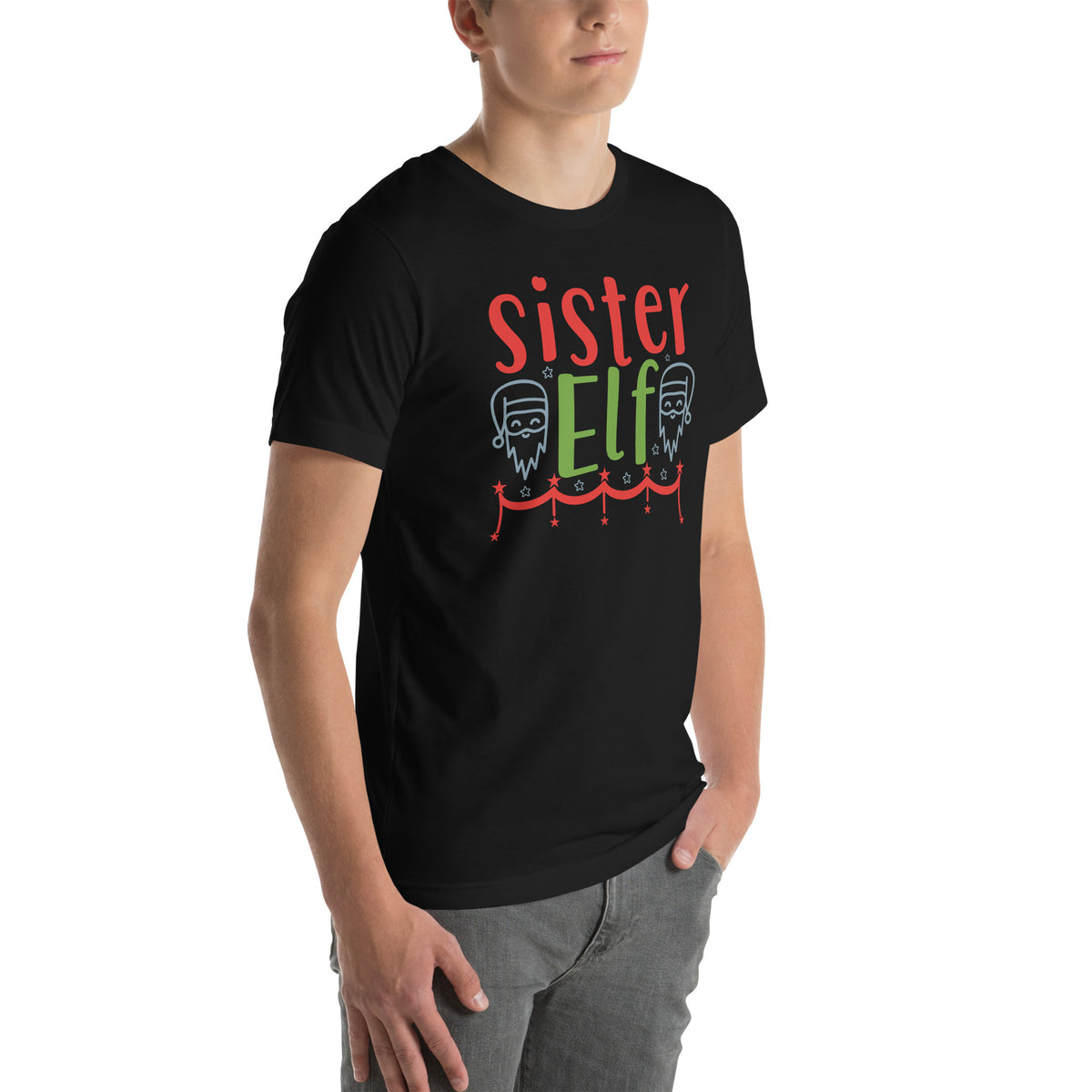 Sister Elf Christmas Unisex T-Shirt
