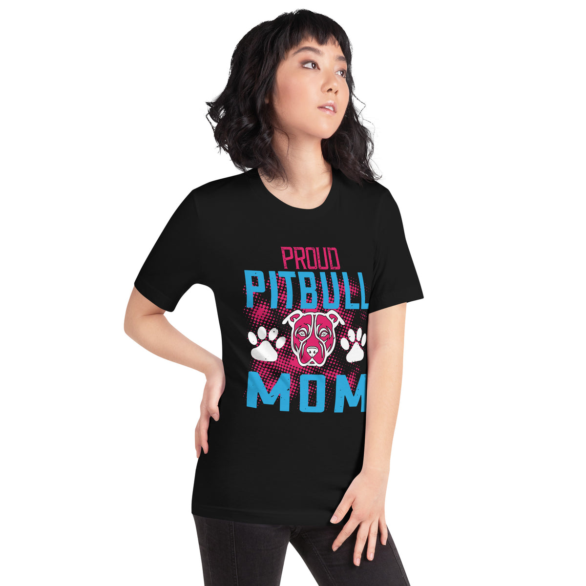 Proud Pitbull Mom Unisex T-Shirt