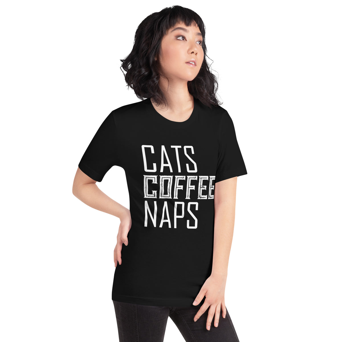 Cats Coffee Naps Unisex T-Shirt