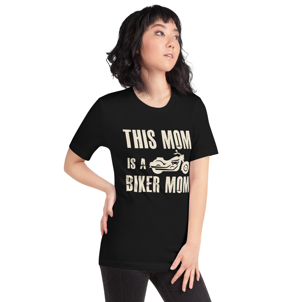 This Mom Is a Biker Mom Unisex T-Shirt