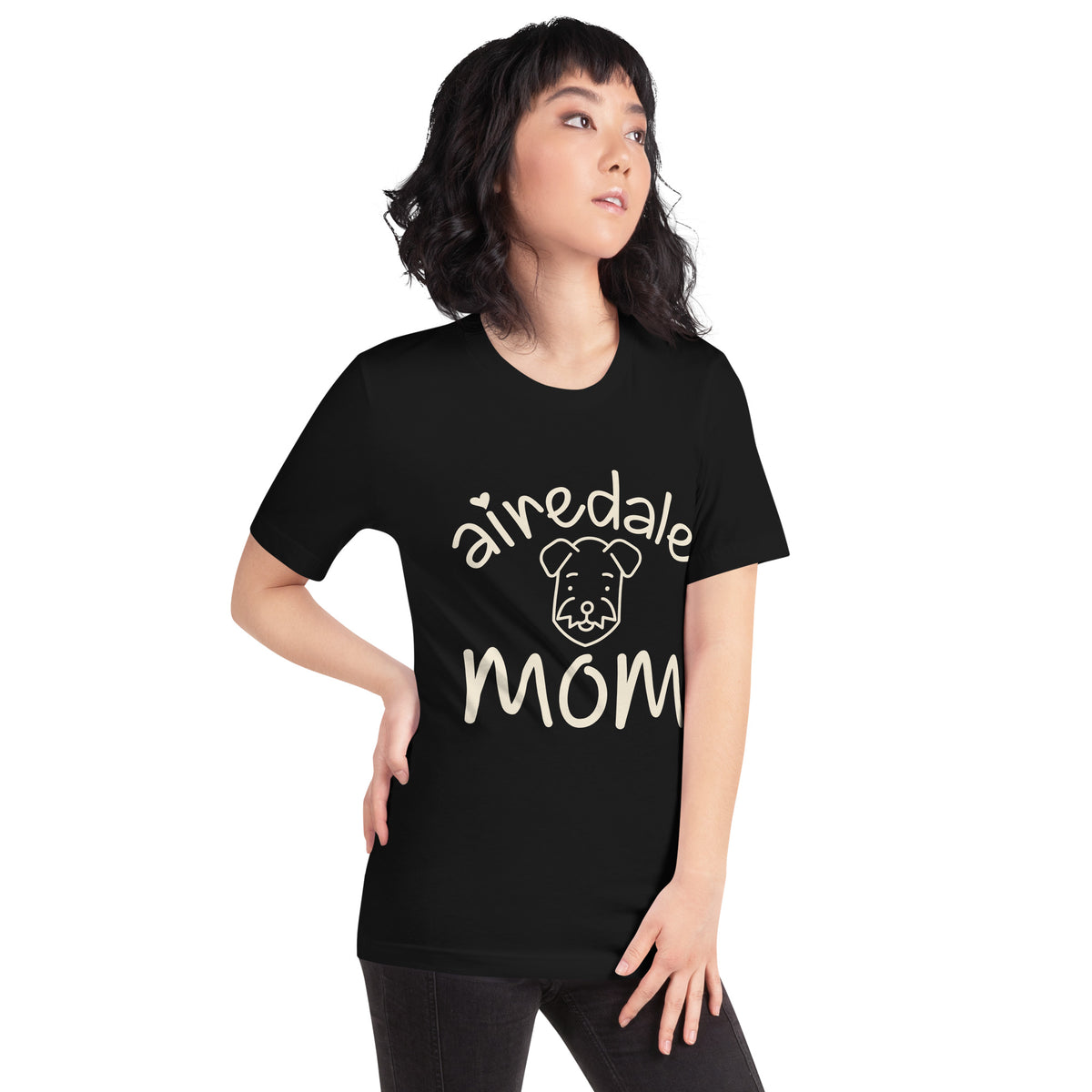 Airedale Mom Unisex T-Shirt