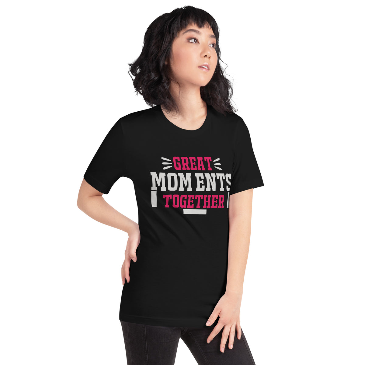 Great Mom-ents Together – Pink Block Unisex T-Shirt