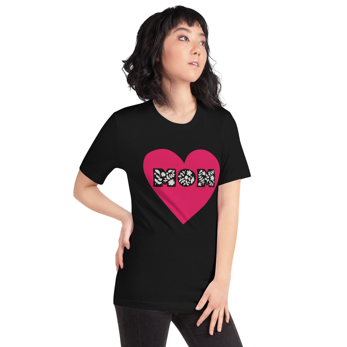 Mom – Big Heart Unisex T-Shirt