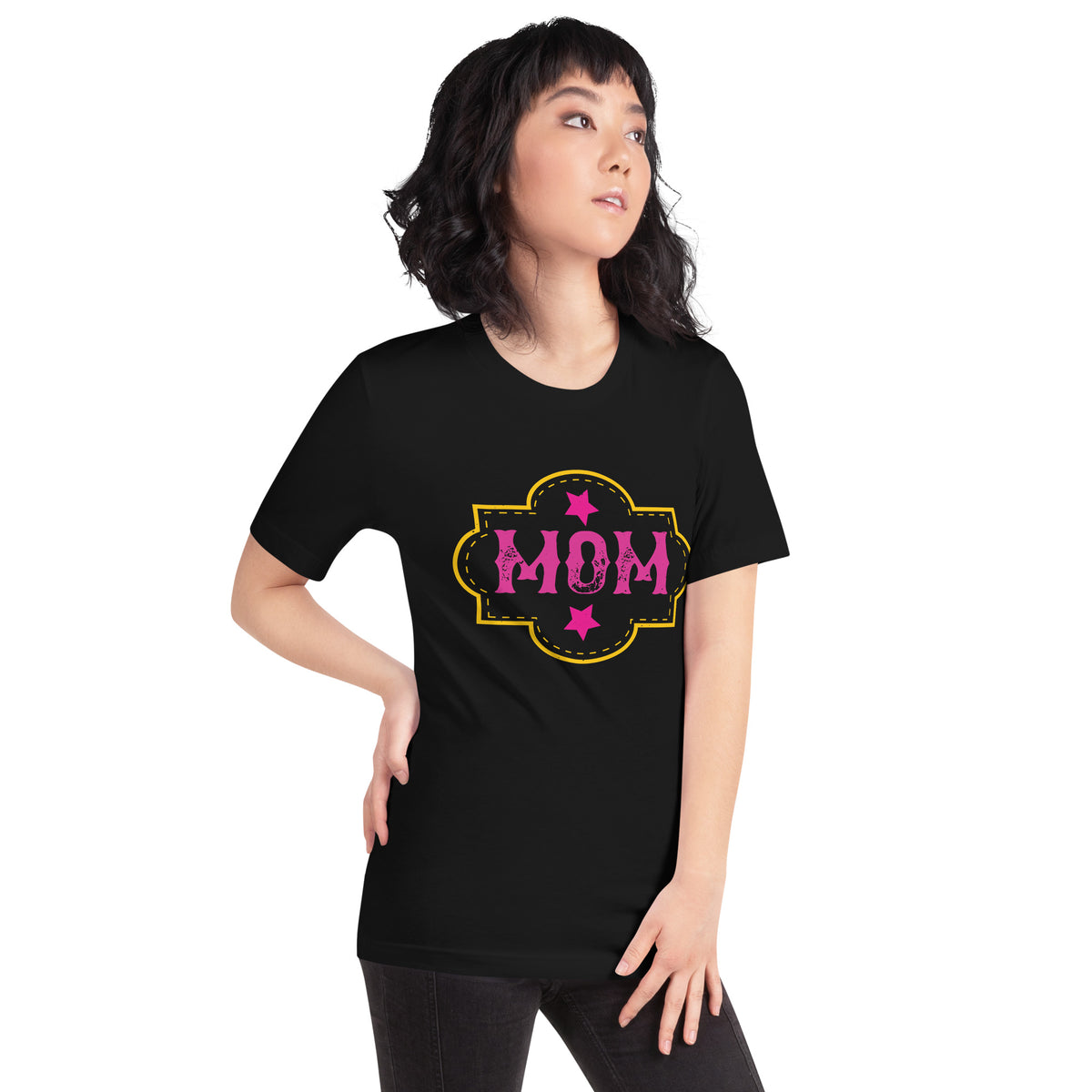 Mom – Gold Frame Unisex T-Shirt