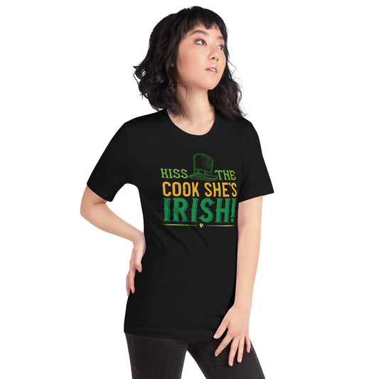 Kiss the Cook, She's Irish! St. Patrick's Day Unisex T-Shirt