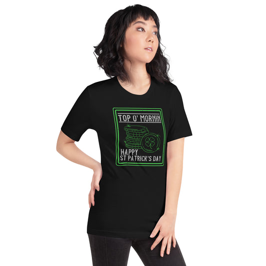 Top O' Mornin' Happy St. Patrick's Day Unisex T-Shirt