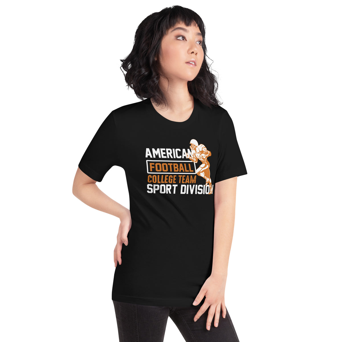 American Football College Team Sport Division Unisex T-Shirt