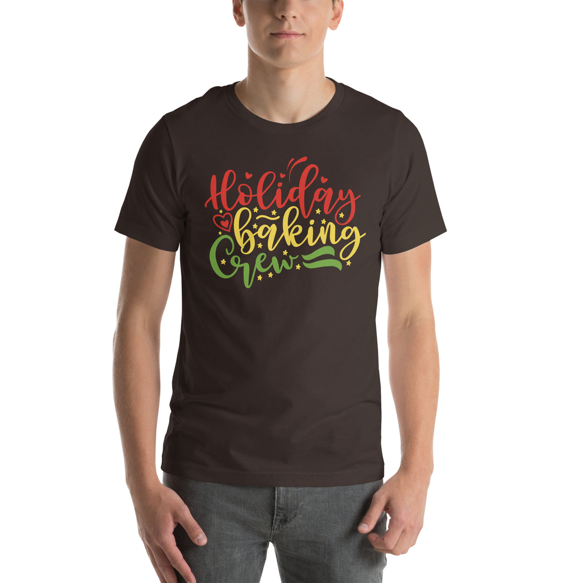 Holiday Baking Crew Christmas – Festive Script Unisex T-Shirt