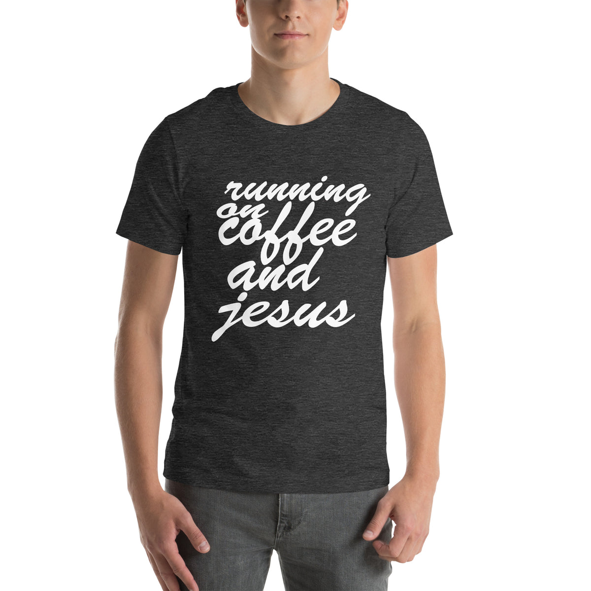 Running on Coffee and Jesus Unisex T-Shirt