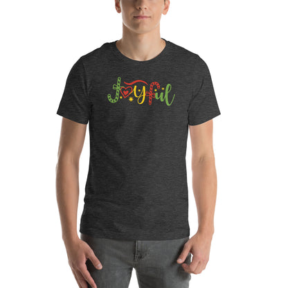Joyful Christmas – Candy Cane Unisex T-Shirt