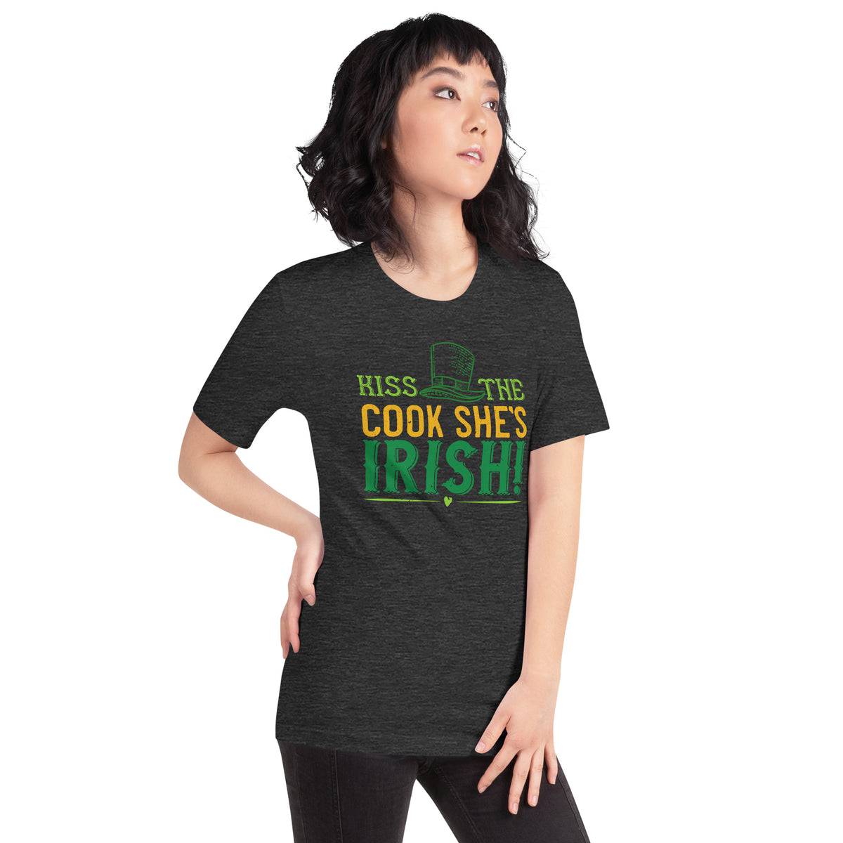 Kiss the Cook, She's Irish! St. Patrick's Day Unisex T-Shirt