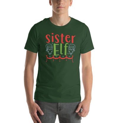 Sister Elf Christmas Unisex T-Shirt