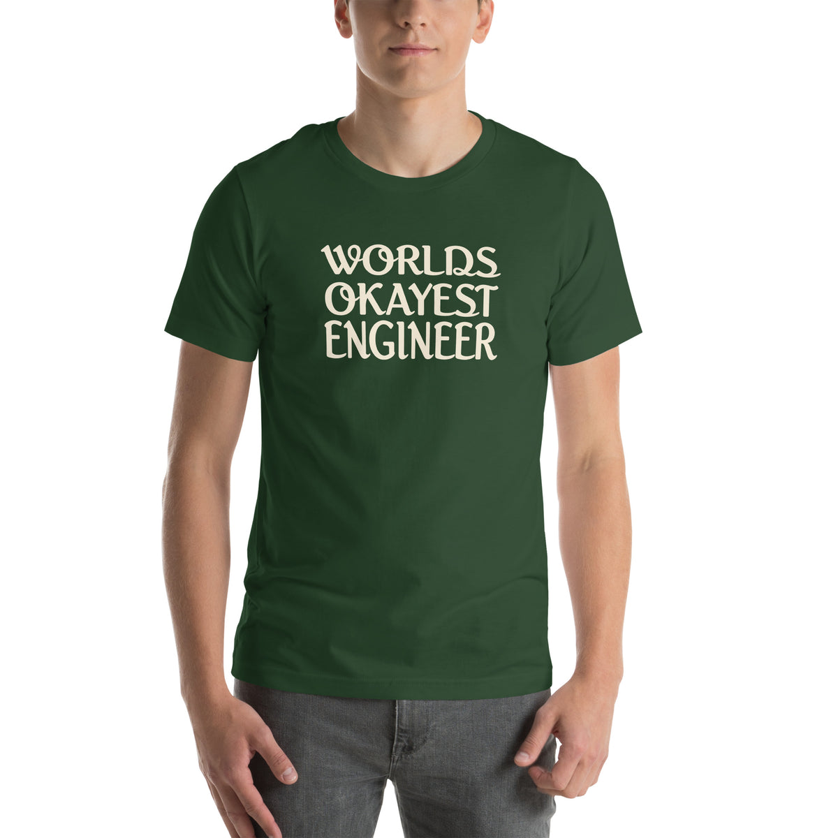 World's Okayest Engineer Unisex T-Shirt