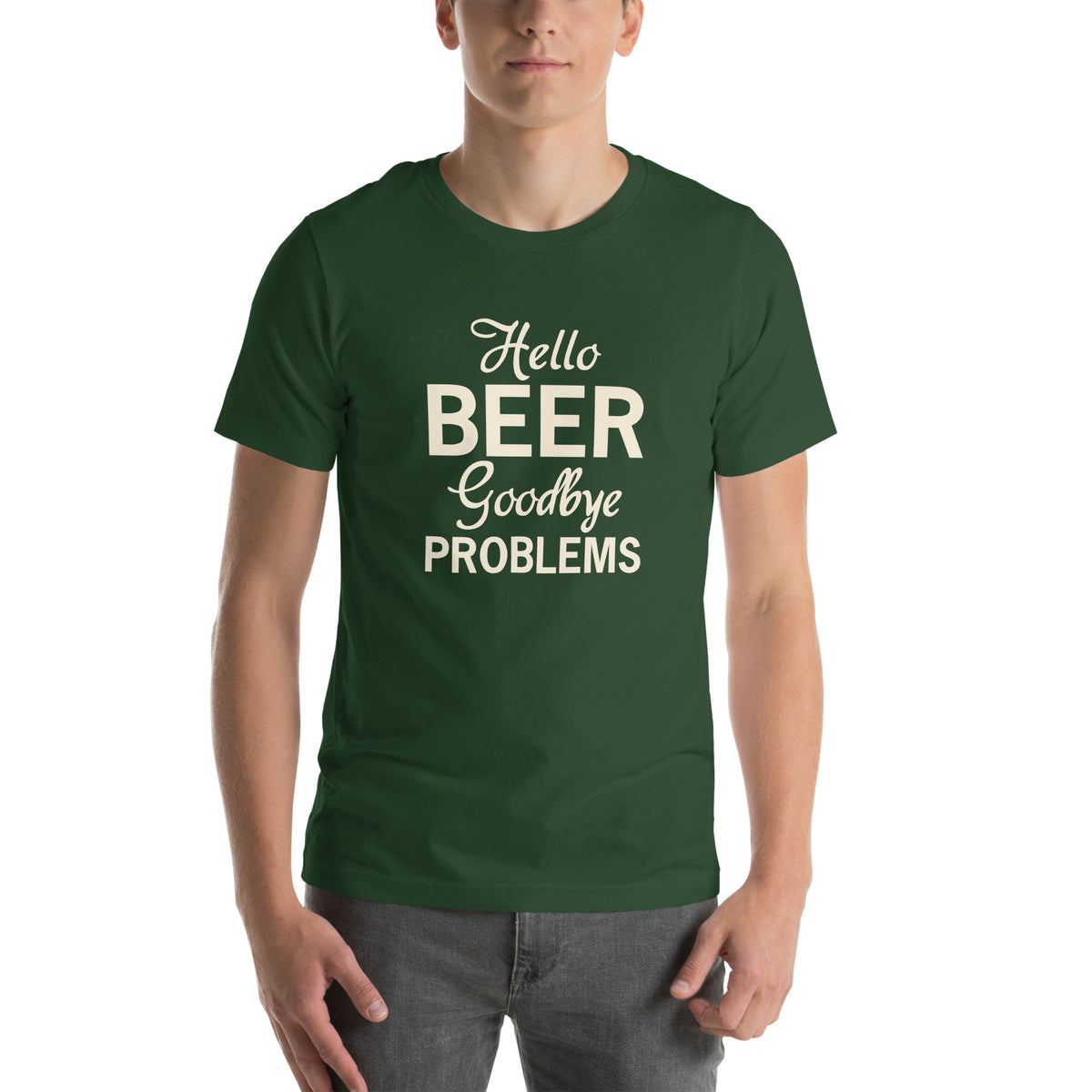 Hello Beer, Goodbye Problems Unisex T-Shirt