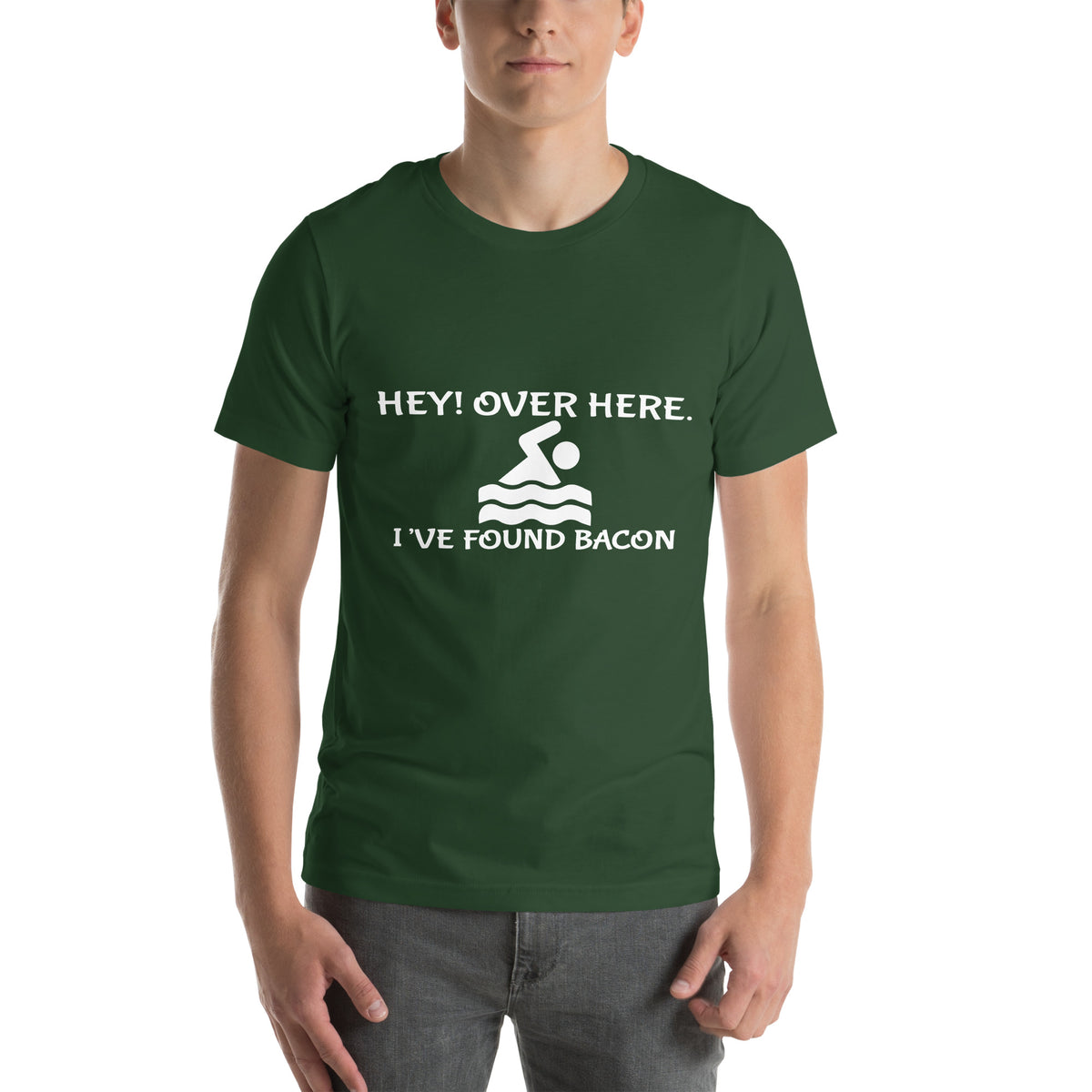 Hey! Over Here, I've Found Bacon Unisex T-Shirt