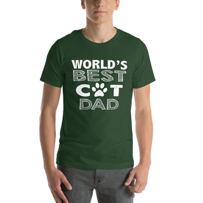 World's Best Cat Dad Unisex T-Shirt