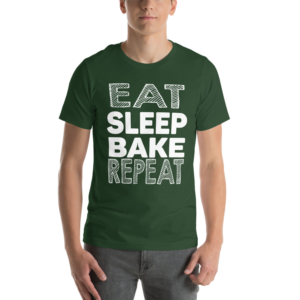 Eat Sleep Bake Repeat Unisex T-Shirt