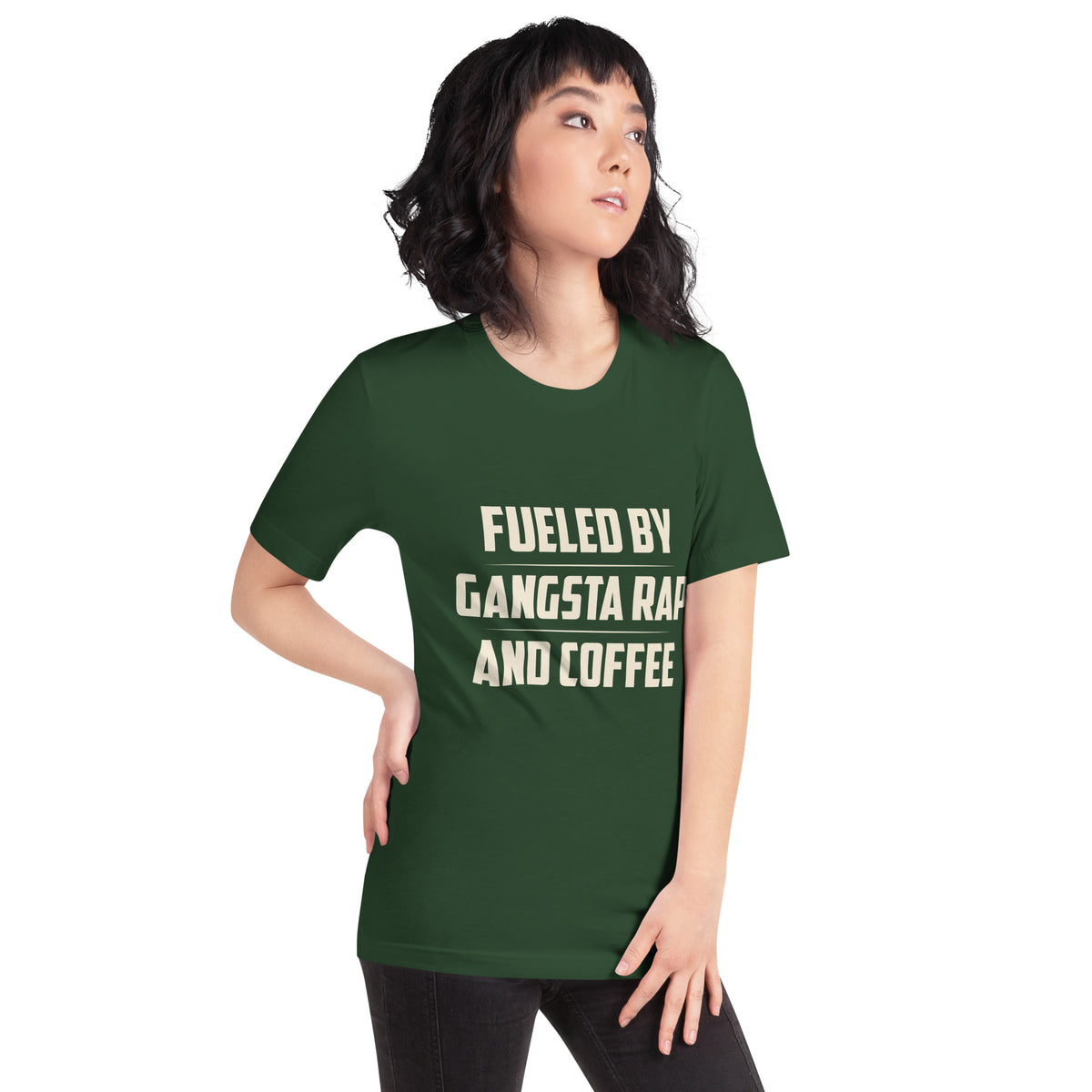Fueled by Gangsta Rap and Coffee Unisex T-Shirt