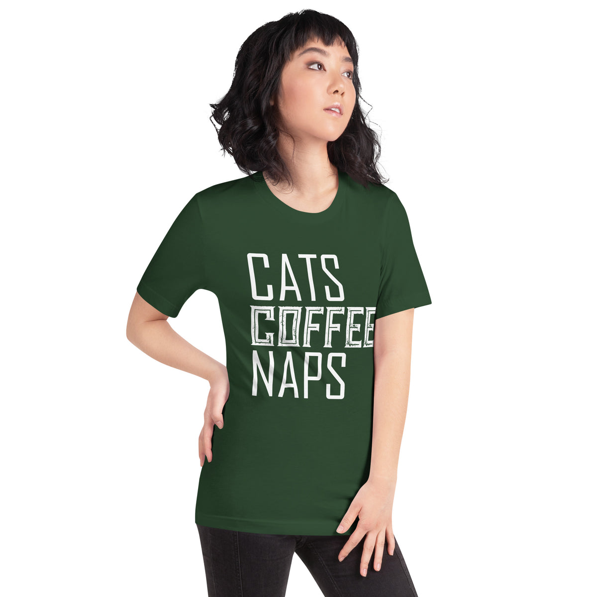 Cats Coffee Naps Unisex T-Shirt