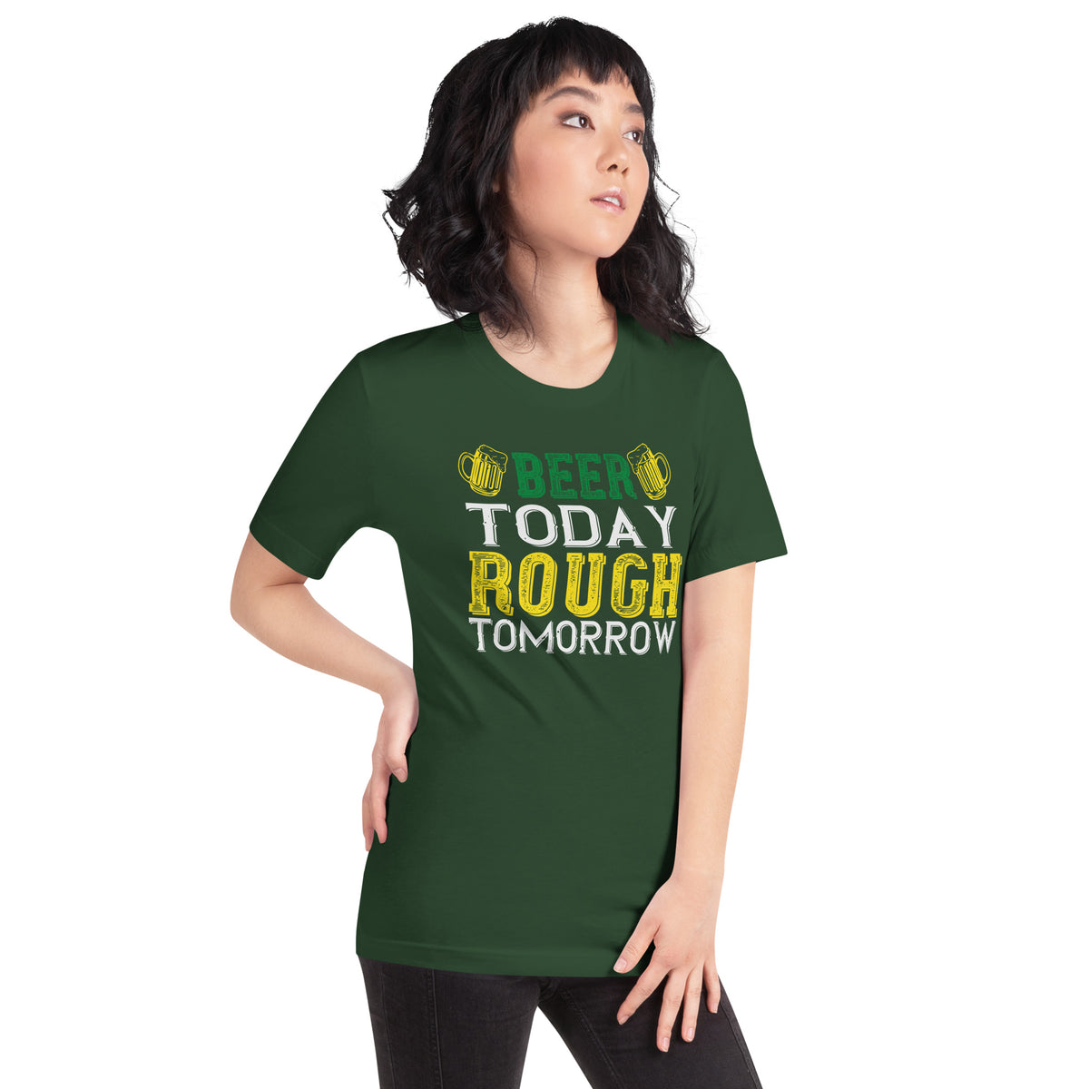 Beer Today, Rough Tomorrow St. Patrick's Day Unisex T-Shirt