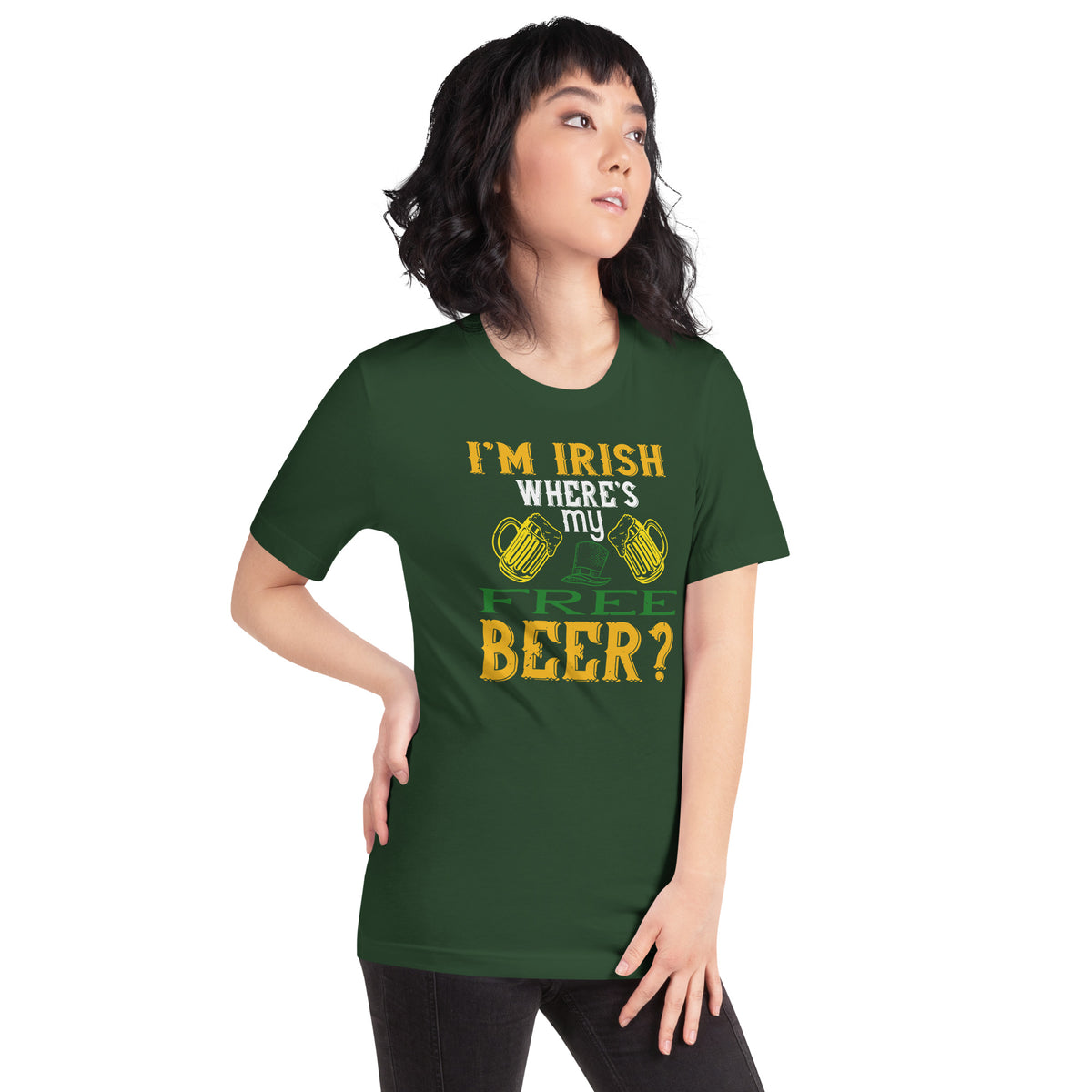I'm Irish, Where's My Free Beer? St. Patrick's Day Unisex T-Shirt