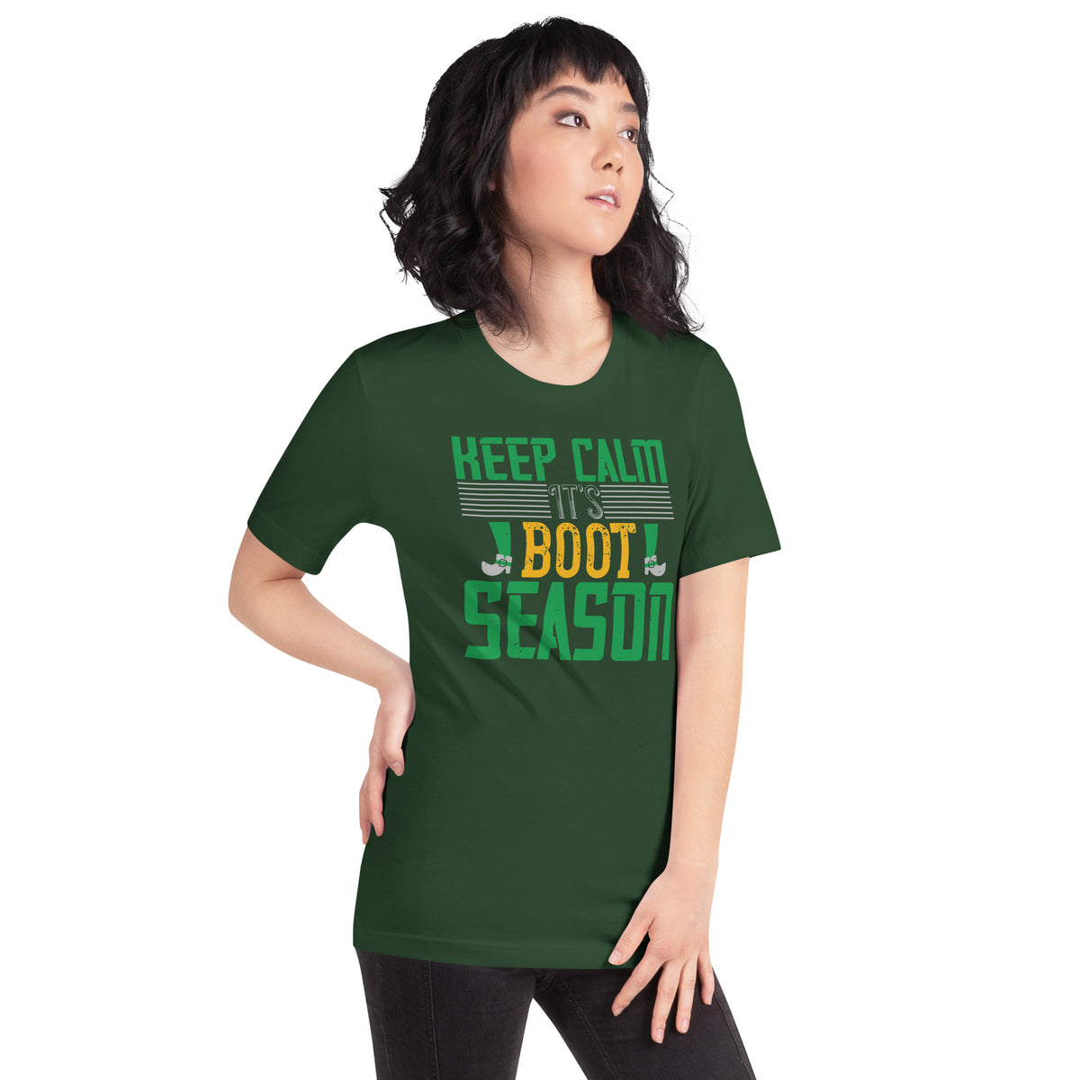 Keep Calm It's Boot Season St. Patrick's Day Unisex T-Shirt