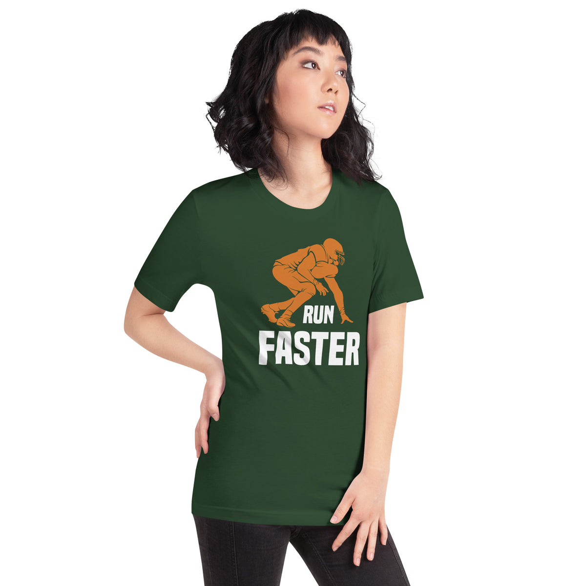 Run Faster Football Unisex T-Shirt