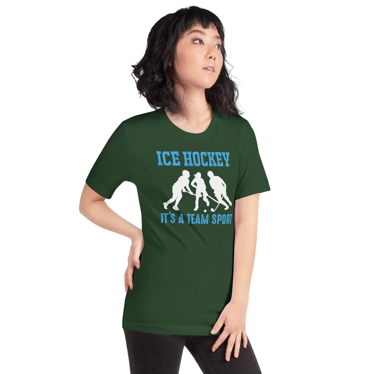 Ice Hockey It's a Team Sport Unisex T-Shirt
