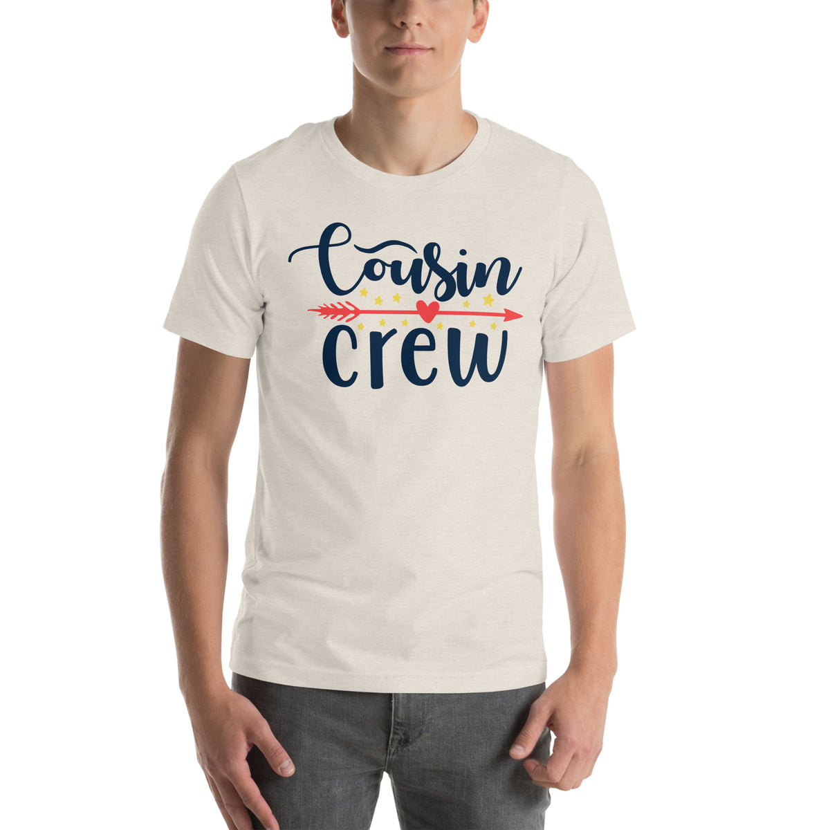 Cousin Crew Christmas – Arrow Script Unisex T-Shirt