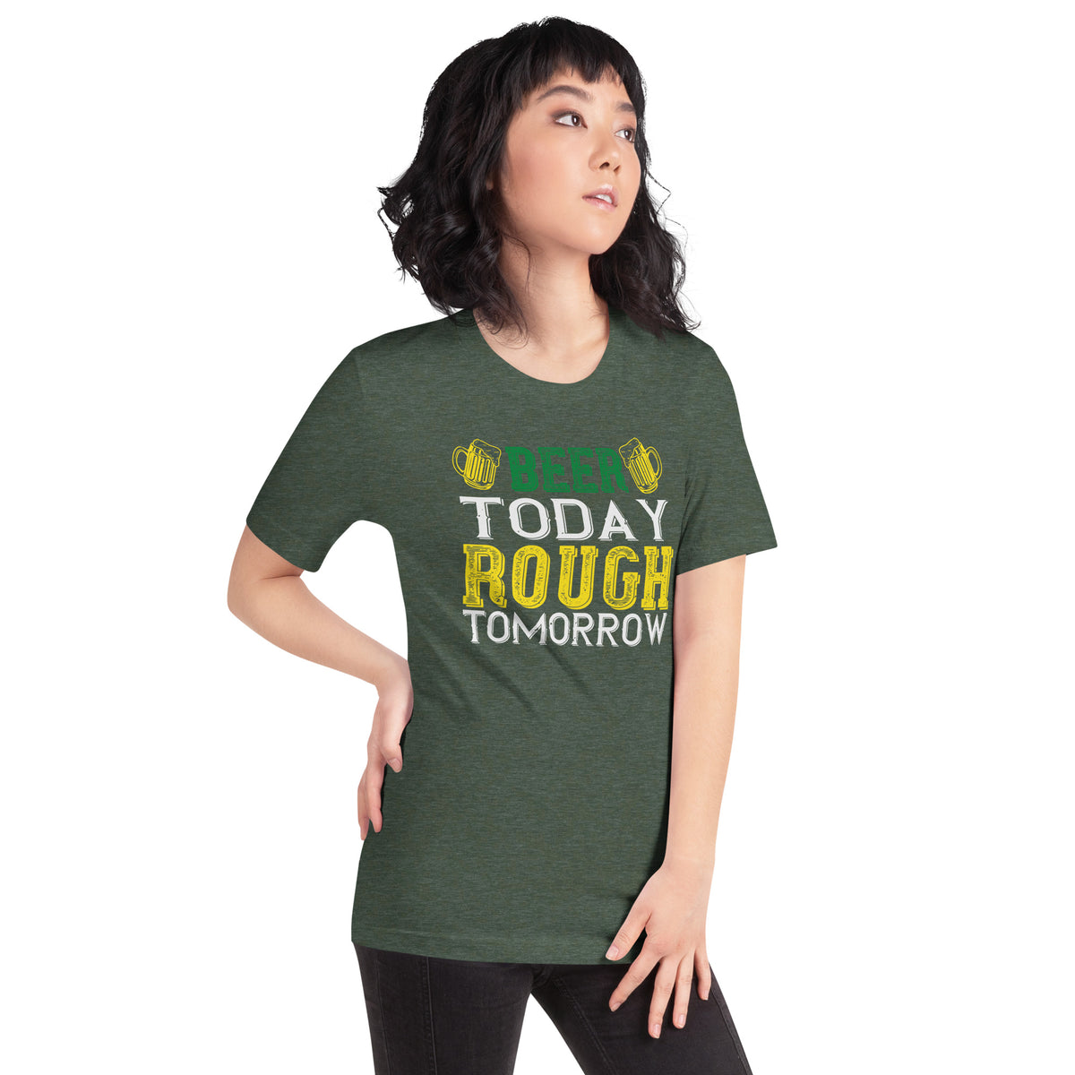 Beer Today, Rough Tomorrow St. Patrick's Day Unisex T-Shirt