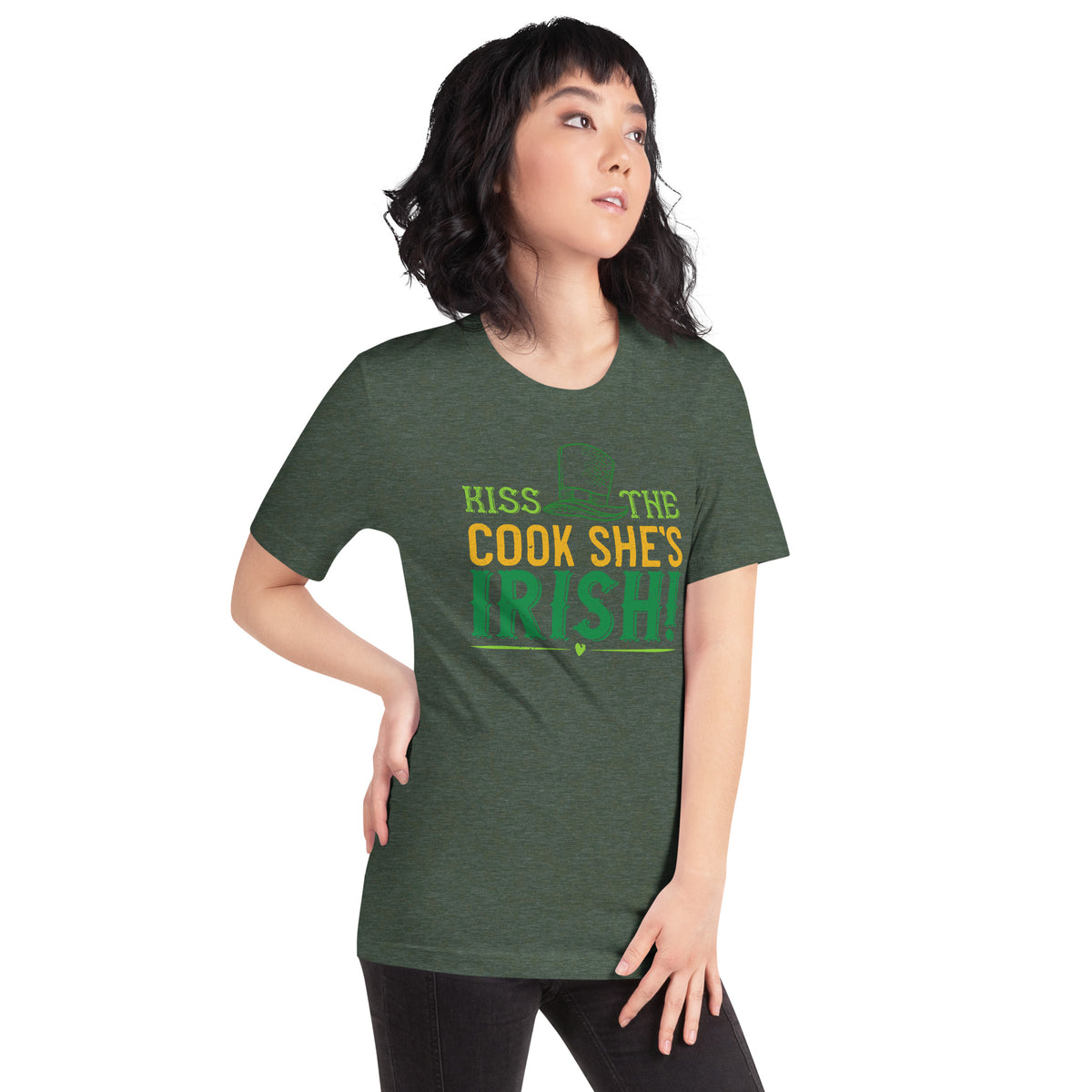 Kiss the Cook, She's Irish! St. Patrick's Day Unisex T-Shirt