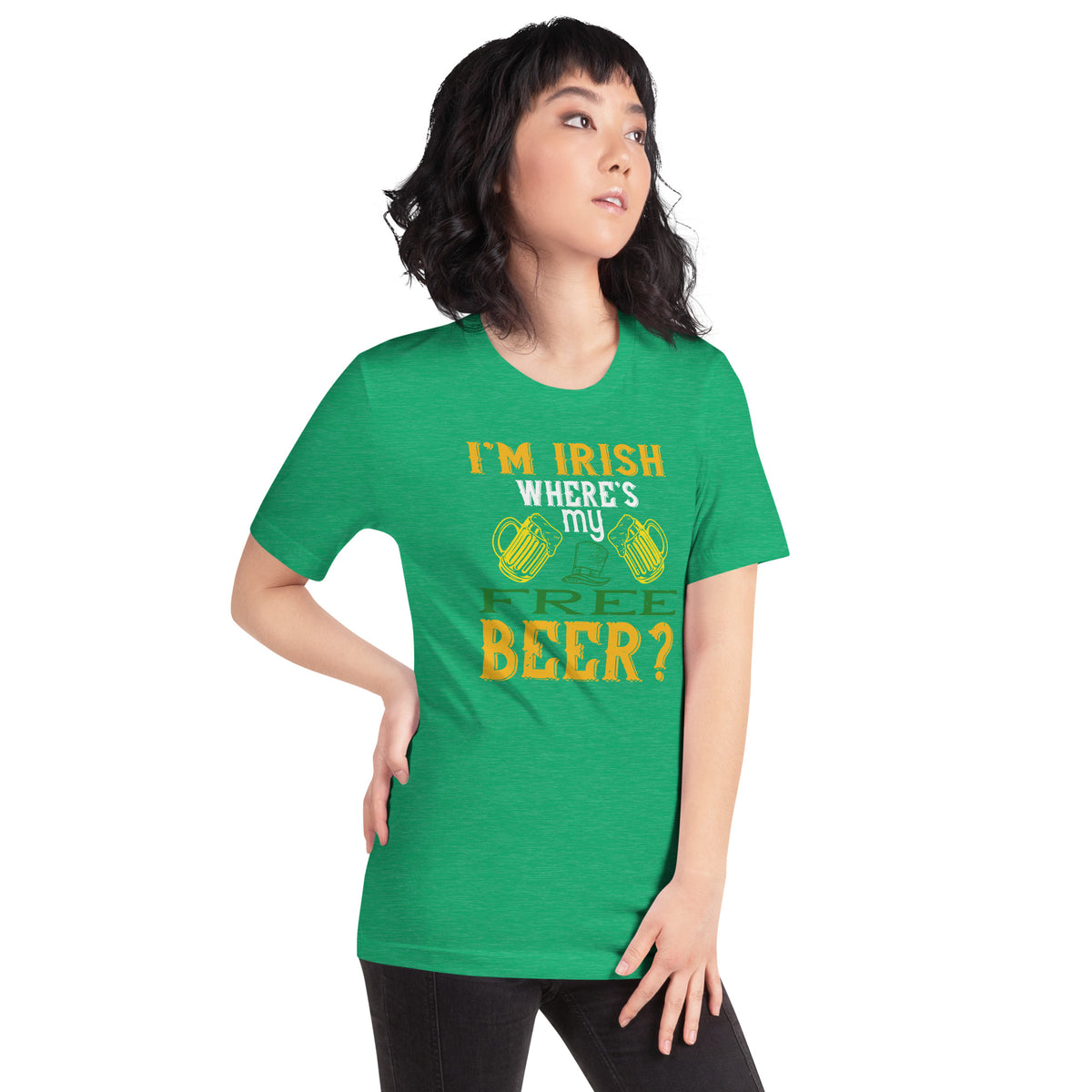 I'm Irish, Where's My Free Beer? St. Patrick's Day Unisex T-Shirt
