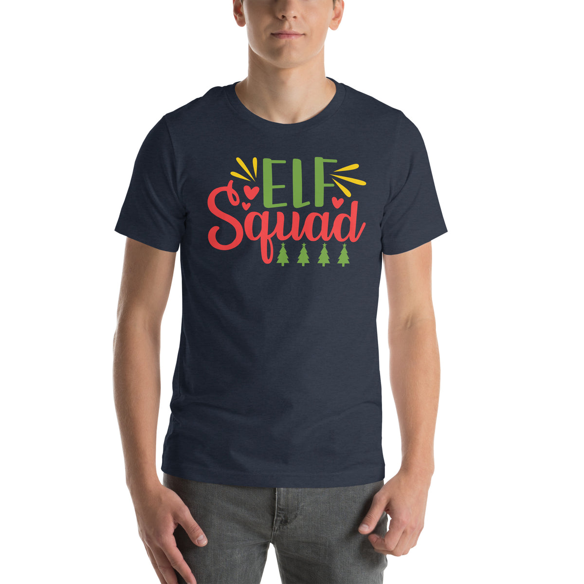 Elf Squad Christmas – Pine Trees Unisex T-Shirt