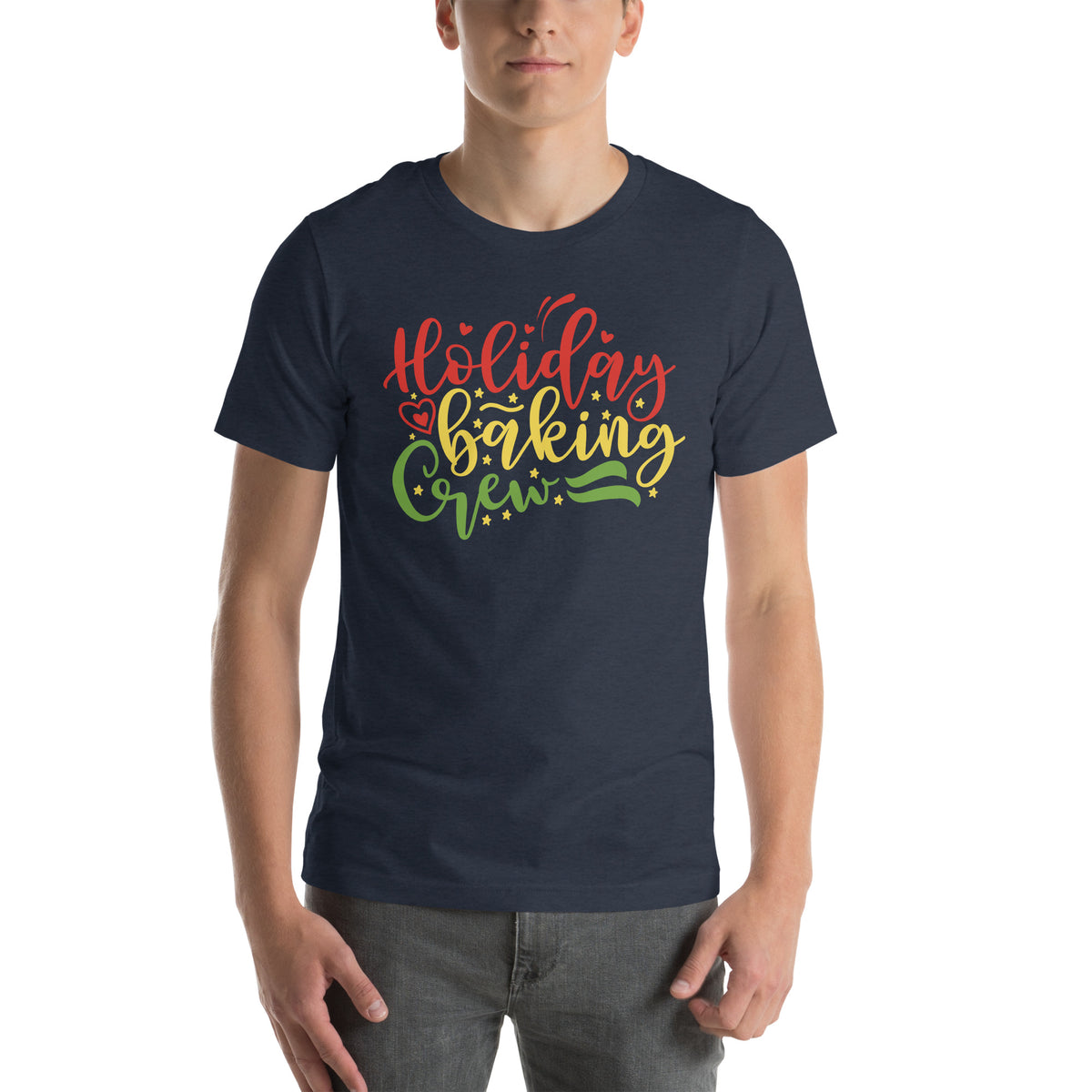 Holiday Baking Crew Christmas – Festive Script Unisex T-Shirt