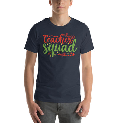 Teacher Squad Christmas – Candy Cane Unisex T-Shirt