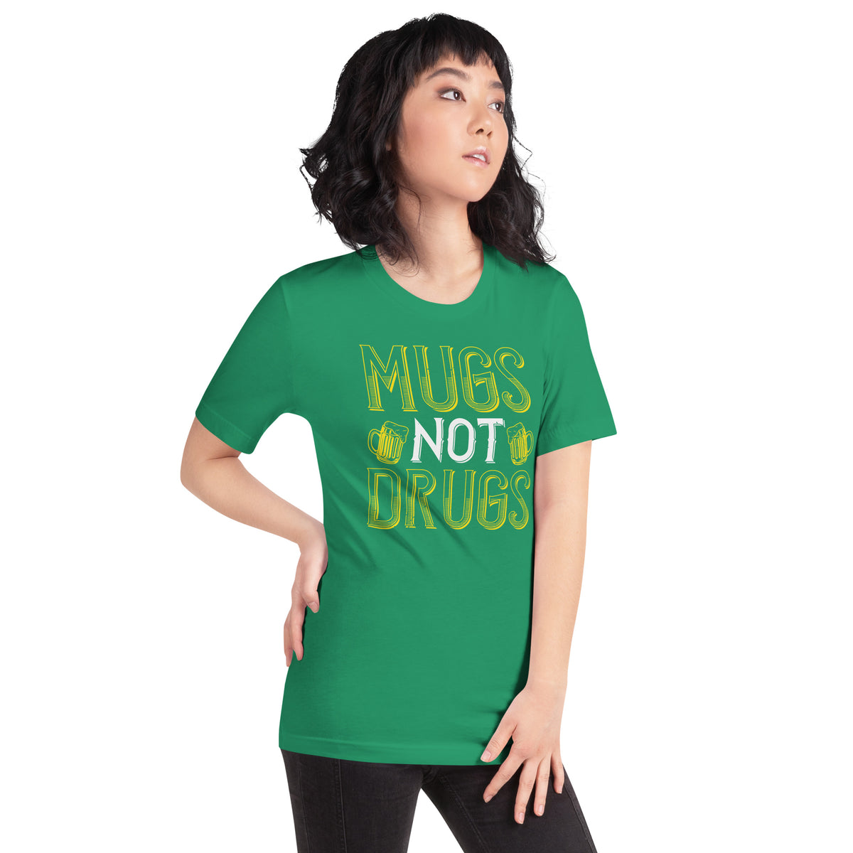 Mugs Not Drugs St. Patrick's Day Unisex T-Shirt