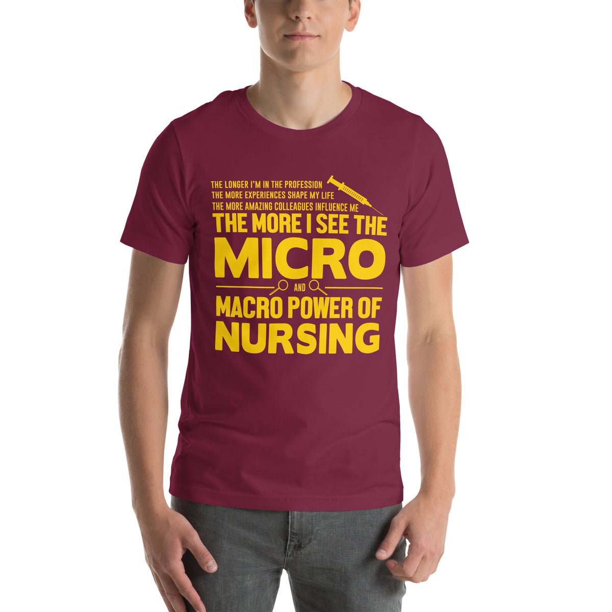 The Micro and Macro Power of Nursing Unisex T-Shirt