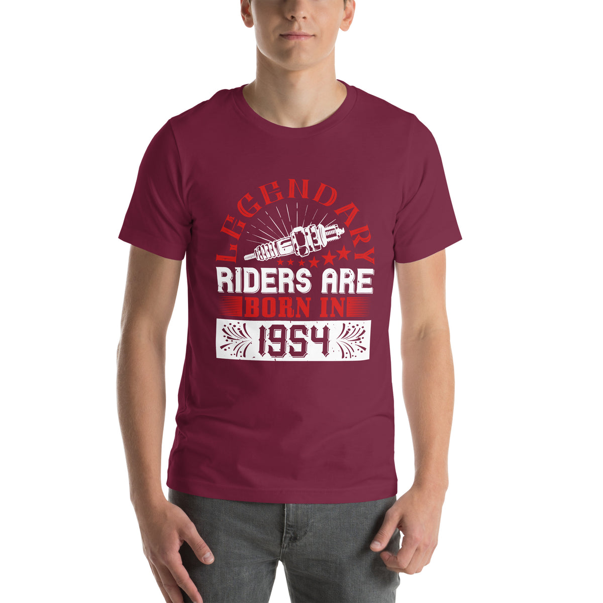 Legendary Riders Are Born in 1954 Unisex T-Shirt