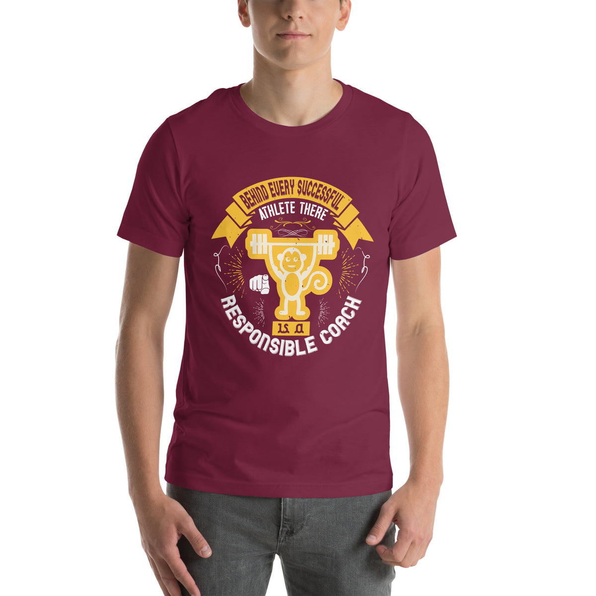 Behind Every Successful Athlete There Is a Responsible Coach Unisex T-Shirt