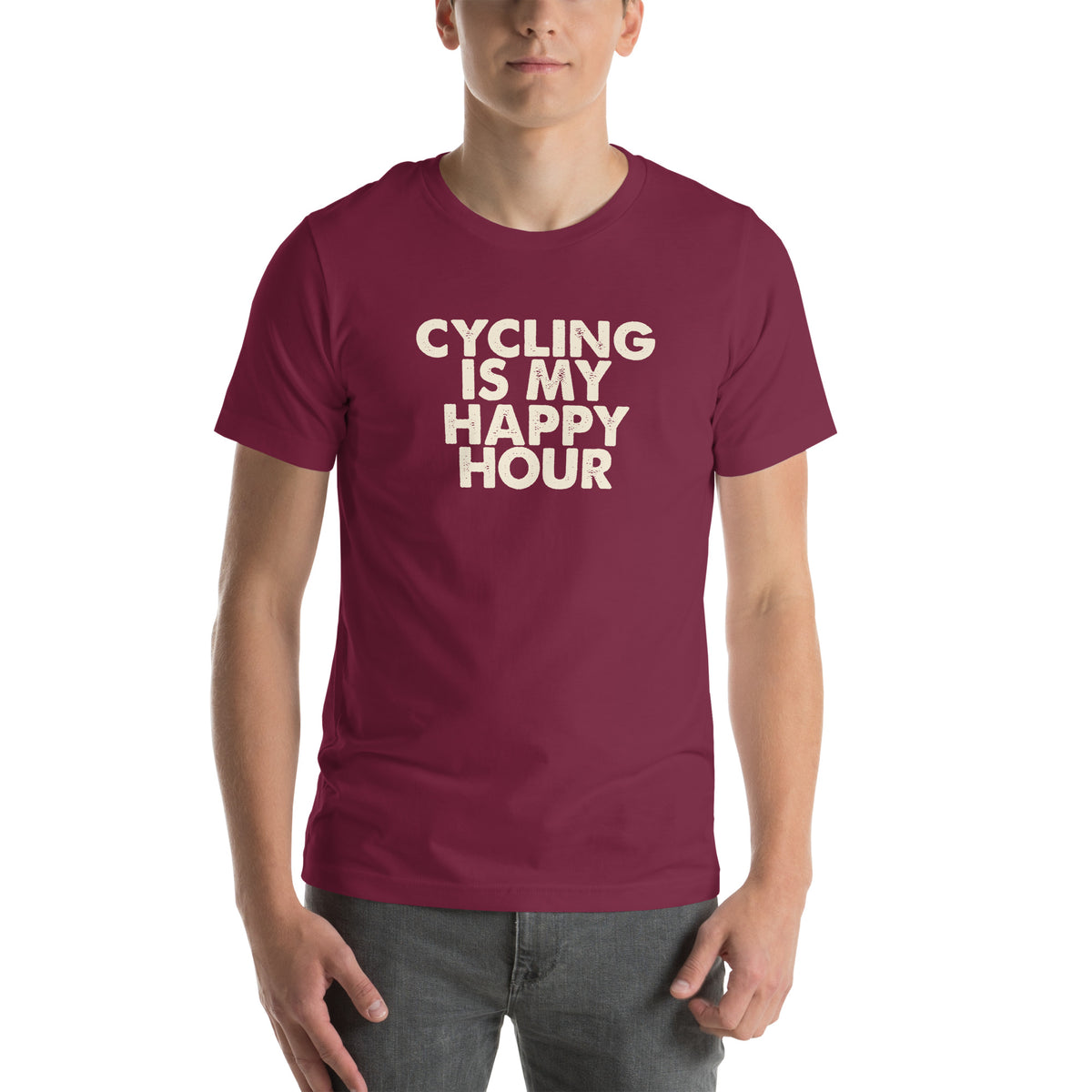 Cycling Is My Happy Hour Unisex T-Shirt