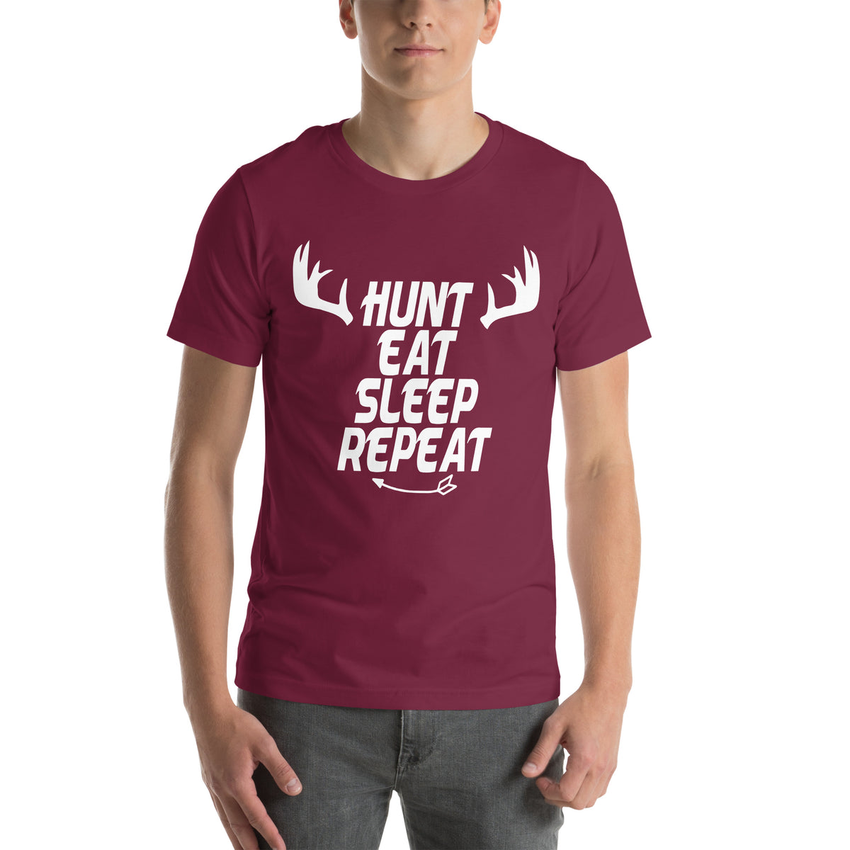 Hunt Eat Sleep Repeat Unisex T-Shirt