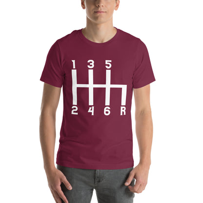 Gear Shift 1-3-5-2-4-6-R Unisex T-Shirt