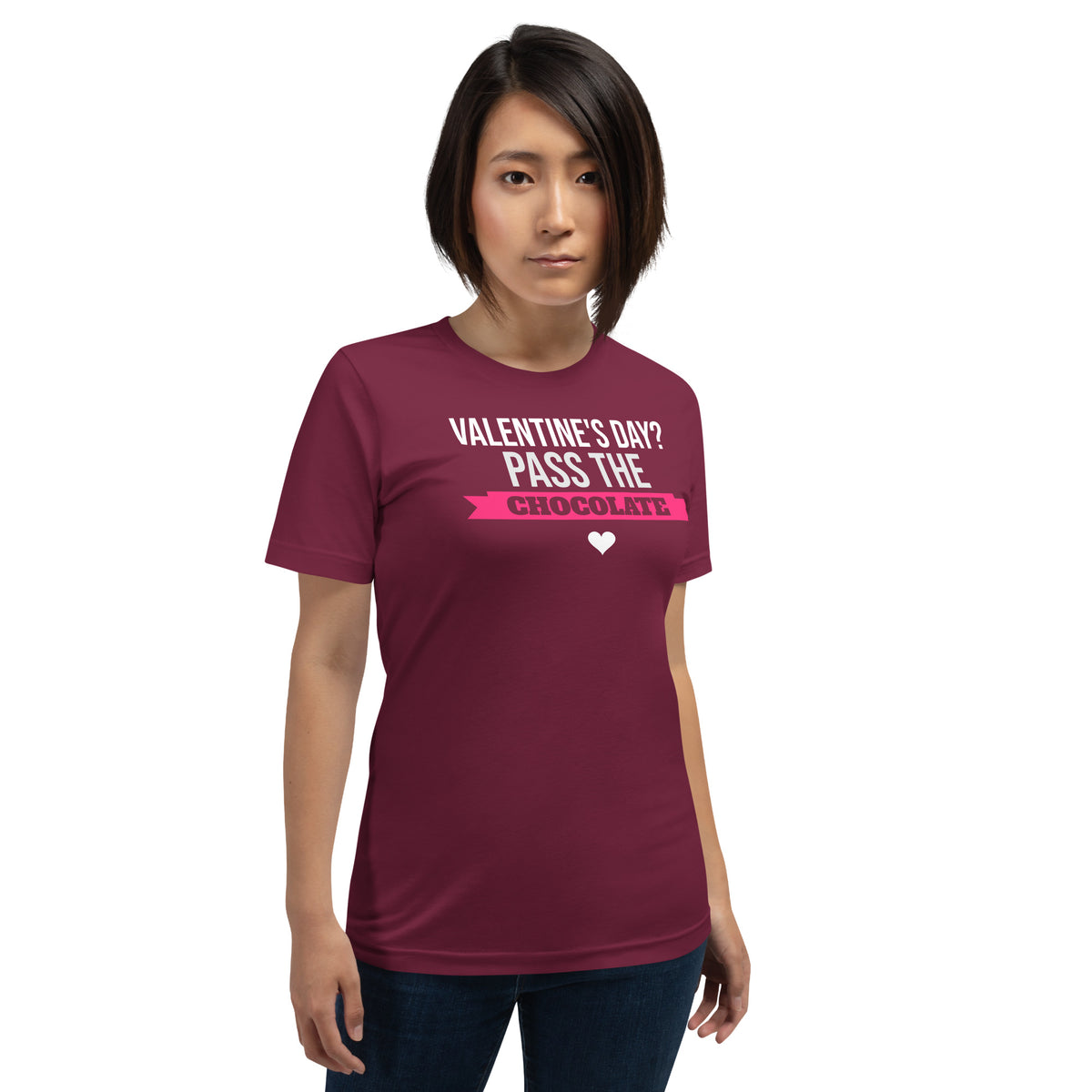 Valentine's Day? Pass the Chocolate Unisex T-Shirt