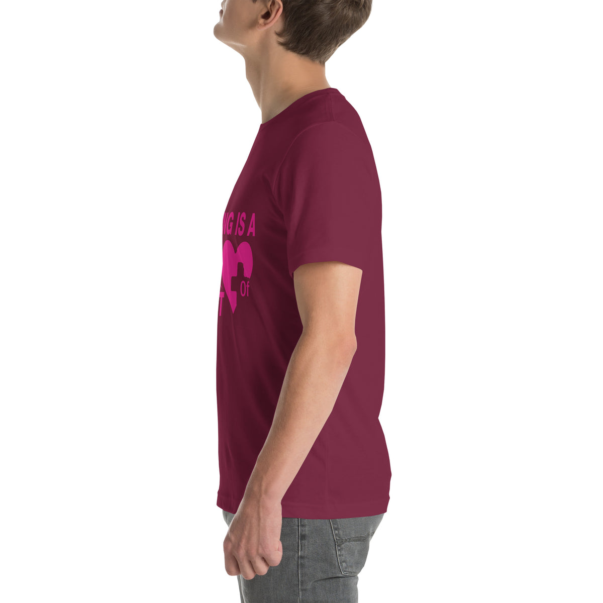 Nursing Is a Work of Heart Unisex T-Shirt