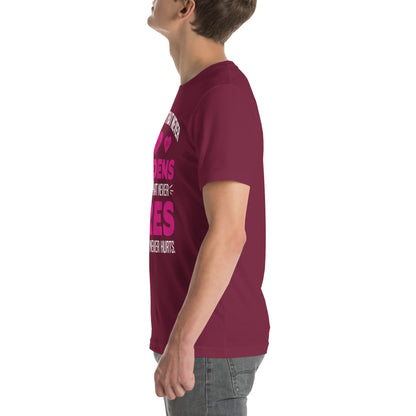 A Heart That Never Hardens, a Temper That Never Tires, a Touch That Never Hurts Nurse Unisex T-Shirt