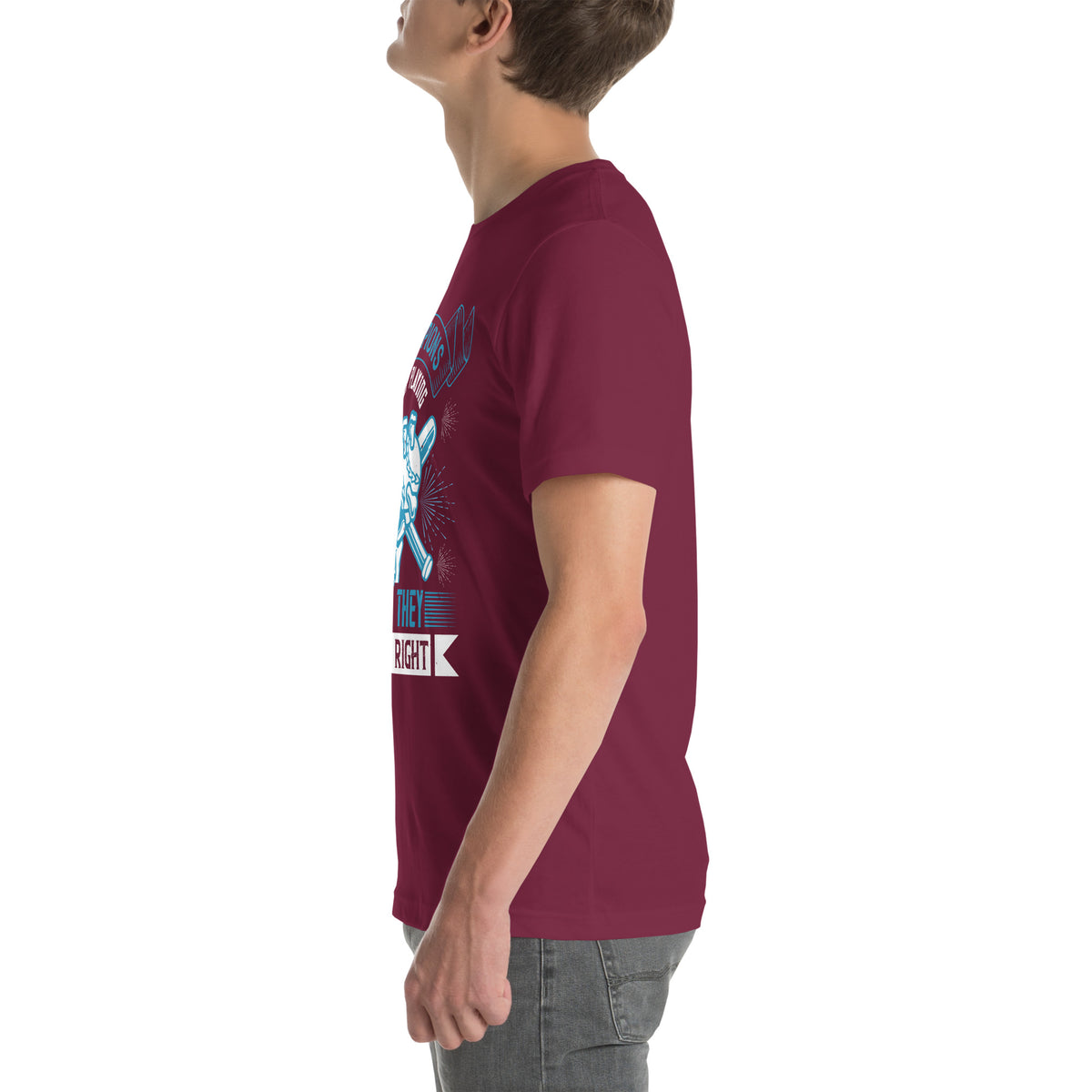 Champions Keep Playing Until They Get It Right Unisex T-Shirt