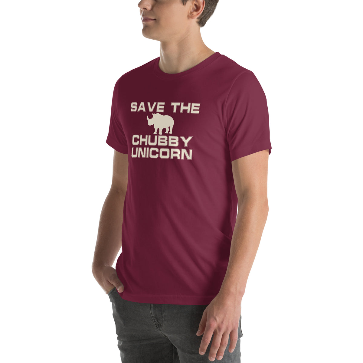 Save the Chubby Unicorn Unisex T-Shirt