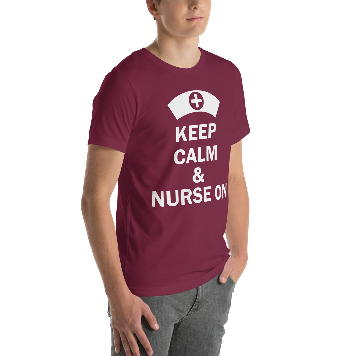 Keep Calm and Nurse On Unisex T-Shirt