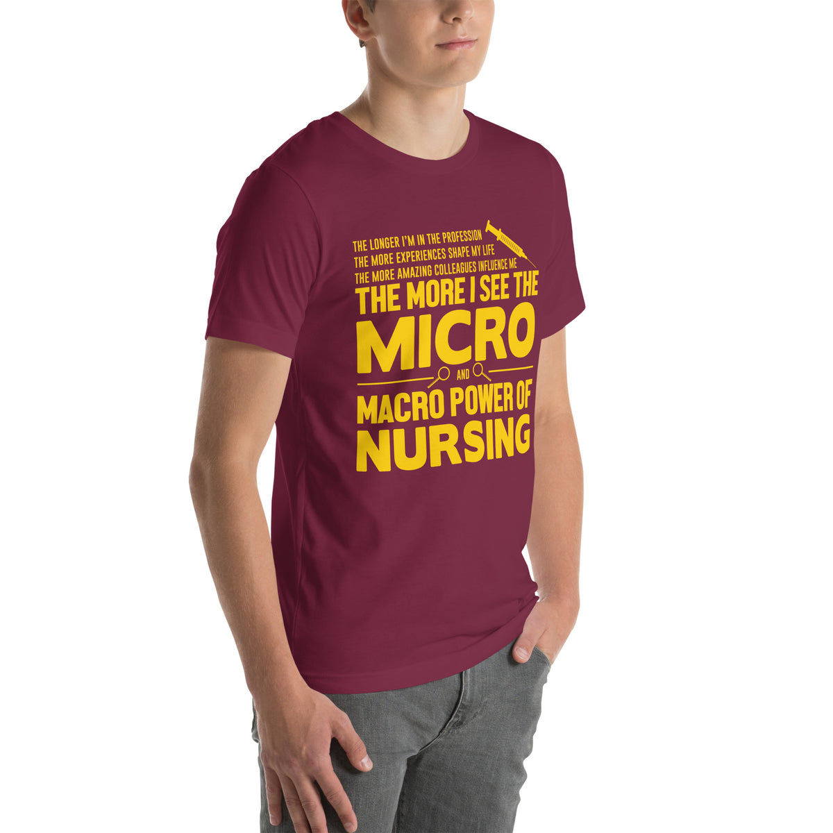 The Micro and Macro Power of Nursing Unisex T-Shirt