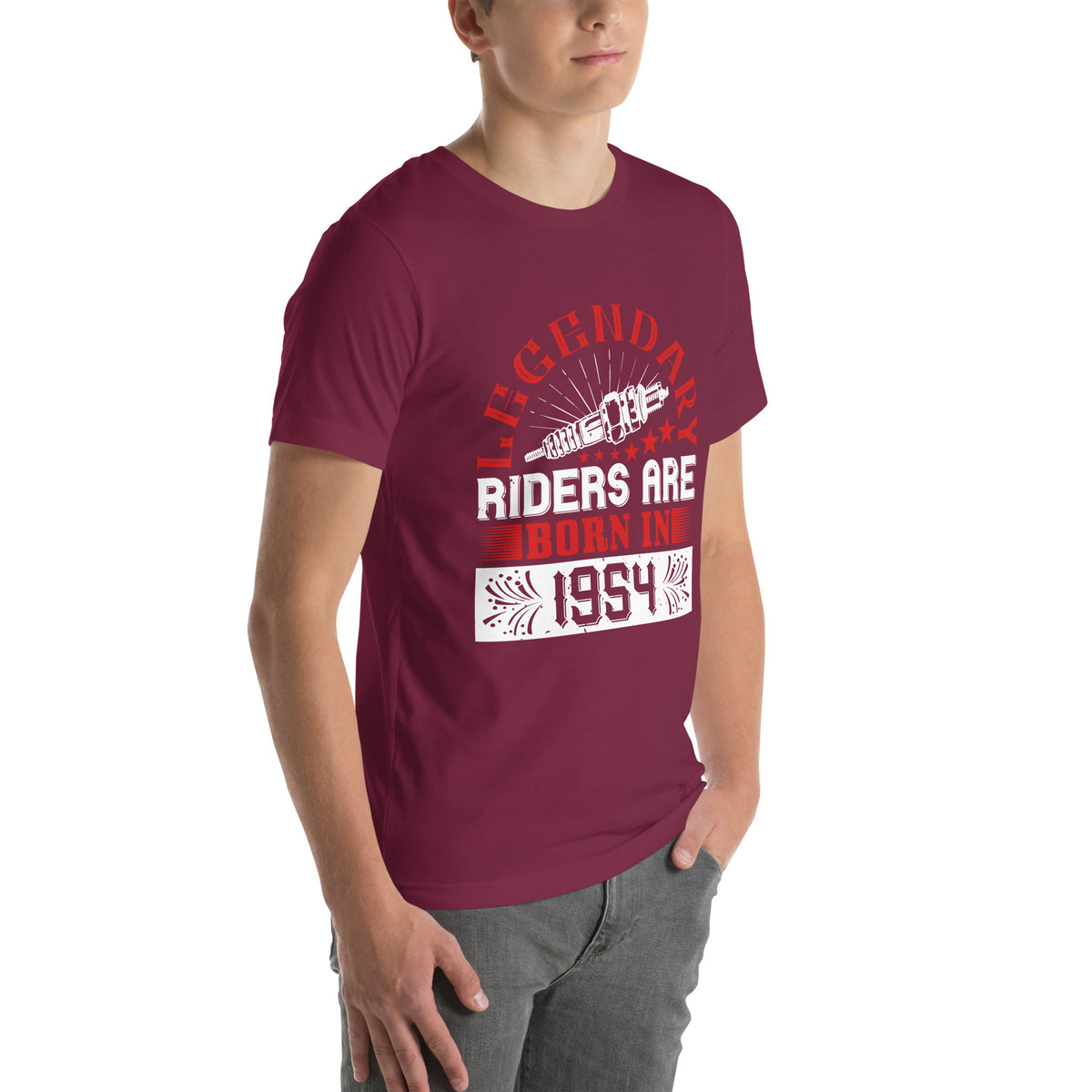 Legendary Riders Are Born in 1954 Unisex T-Shirt